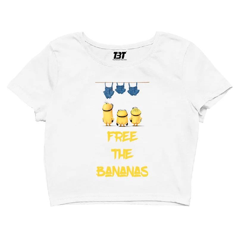 Extra Discount Crop Top - Free The Bananas