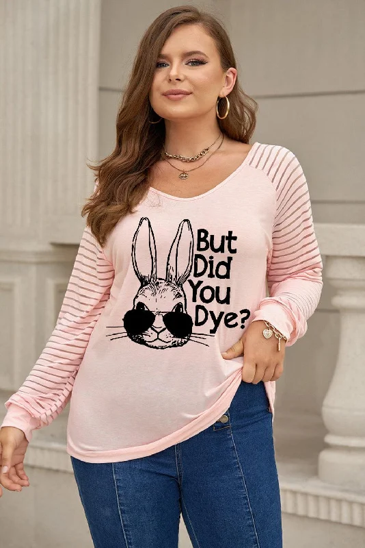 Discount Mania BUT DID YOU DYE Graphic Easter Tee