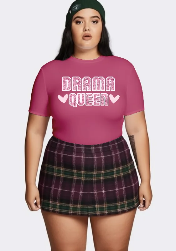 Instant Discount Curvy Drama Queen Baby Tee