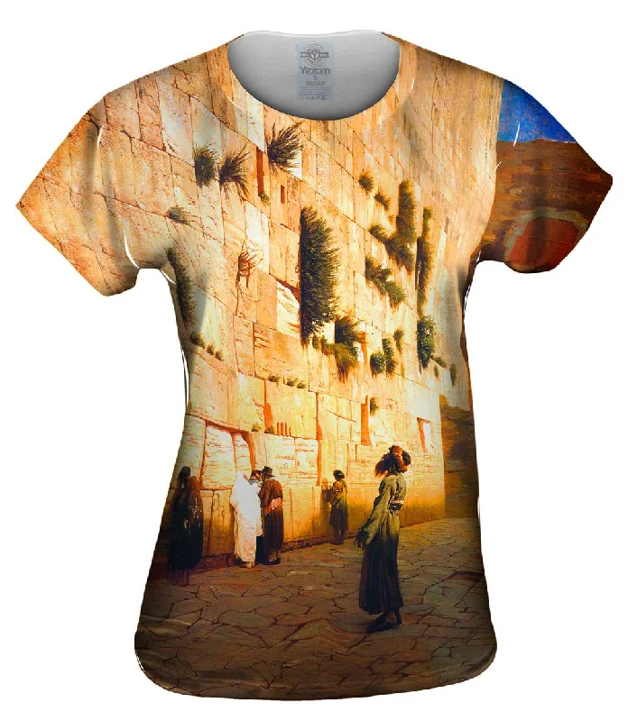 Weekend Discounts to Celebrate Jean-Leon Gerome - "Solomons Wall Jerusalem" (1870)