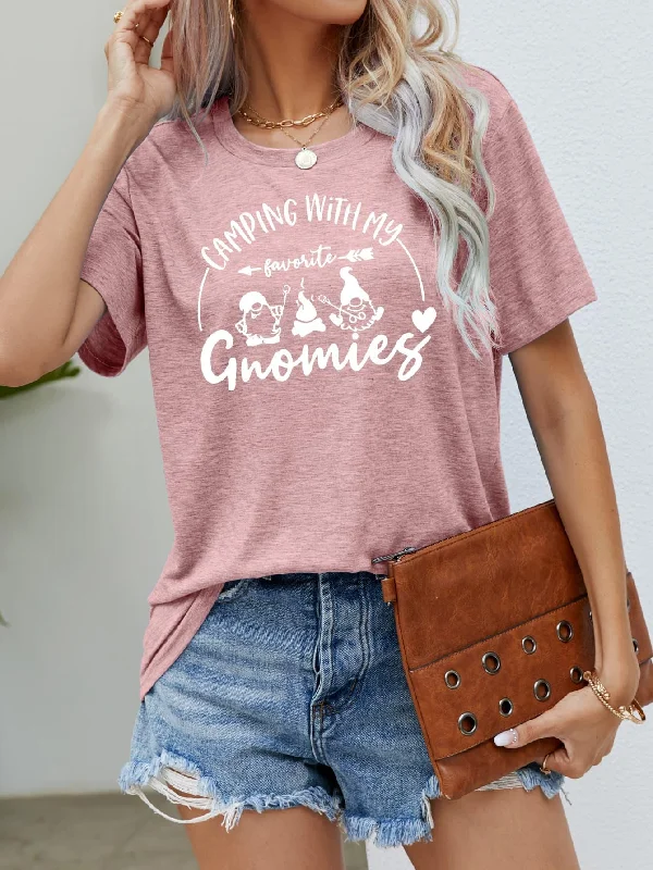 Weekend Deals You Can't Resist CAMPING WITH MY FAVORITE GNOMIES Graphic Tee