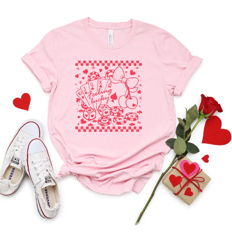 Weekend Deals That Excite Feeling Lucky Graphic Tee