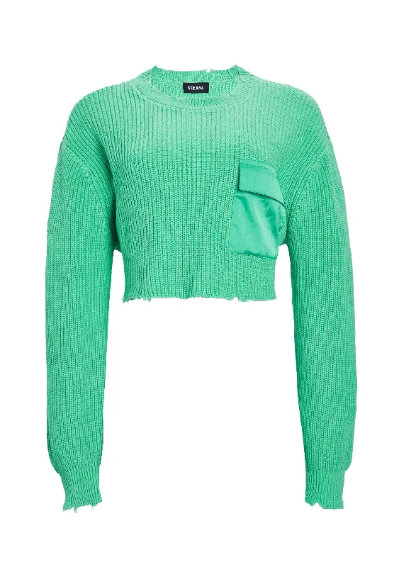 Early Access Mid Cropped Devin Sweater