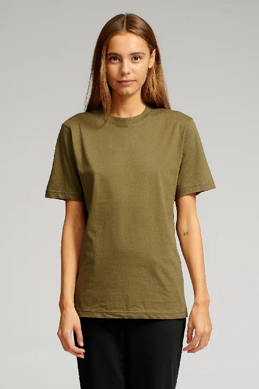 Extra Discount Oversized T-shirt - Army Green