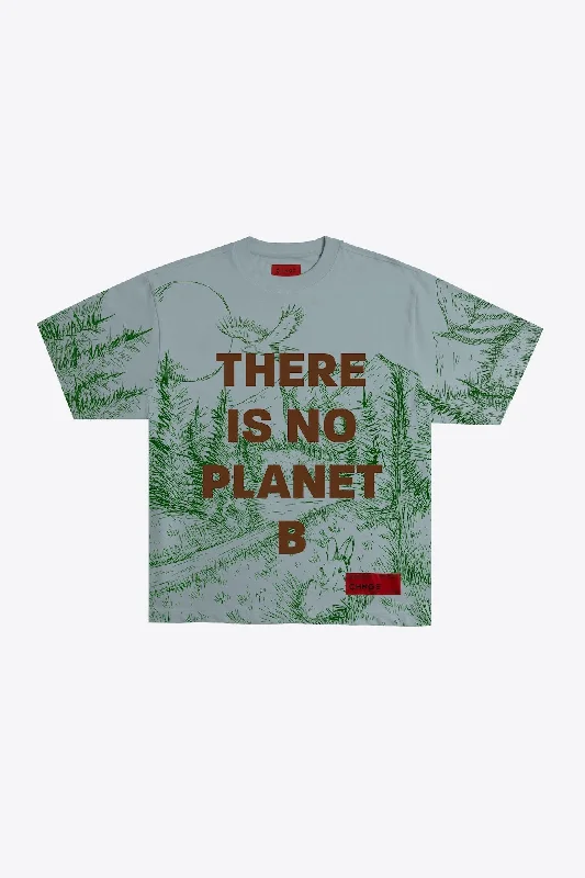 Seasonal Clearance No Planet B S/S Tee (Mist)