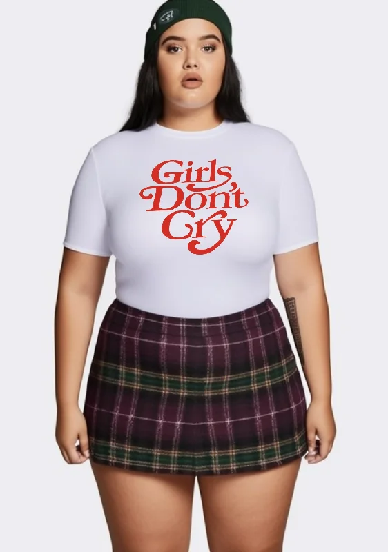 Exclusive Offer Curvy Girls Don't Cry Baby Tee