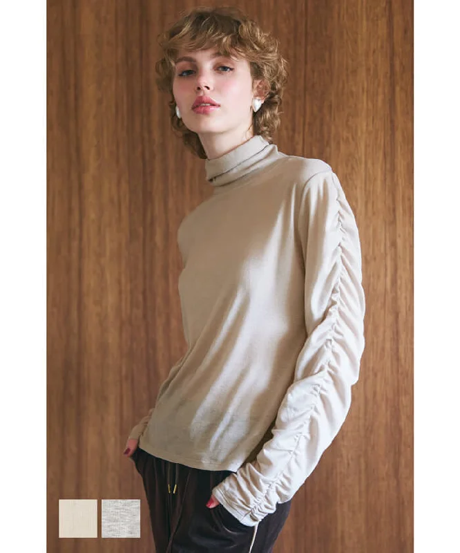 Weekend Wonders Await! お正月限定セール★ ハイネックロングスリーブTシャツ レディース メール便不可