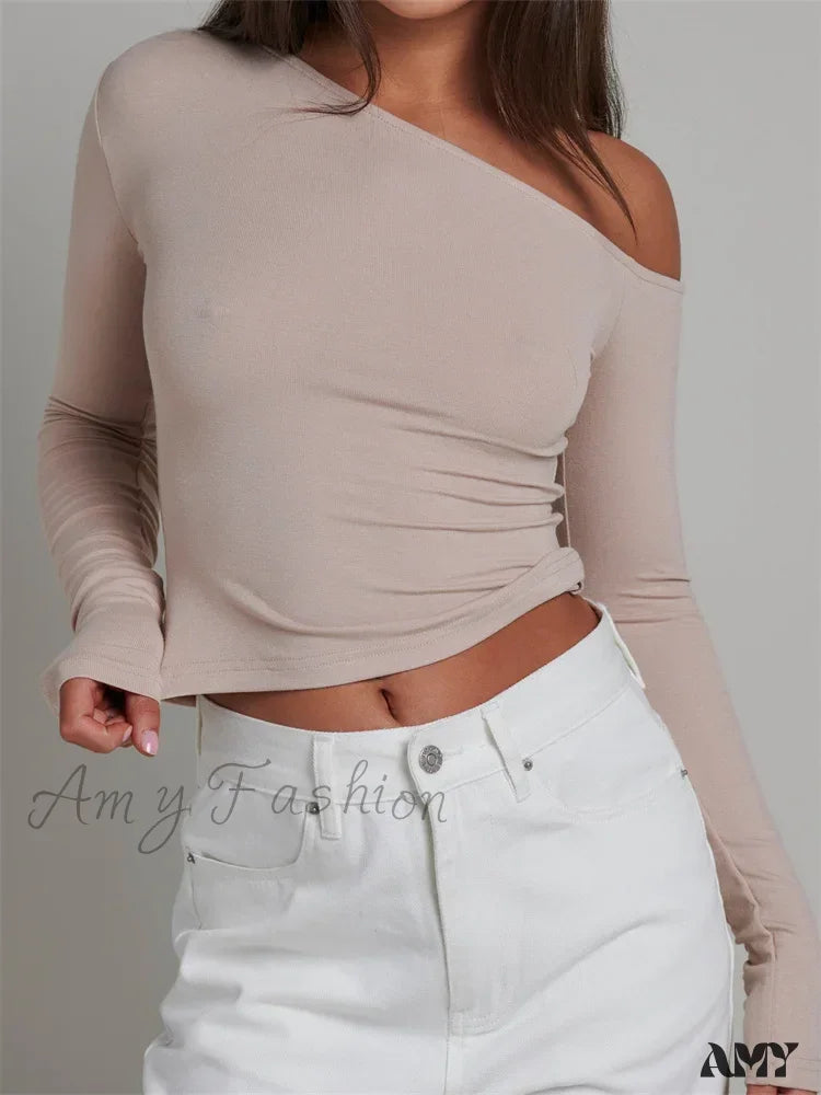 Weekend Savings Spree Amy Fashion - Elegant Lace Patchwork Long Sleeve O-Neck Slim Fit T-shirts