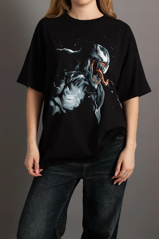 Discount Extravaganza Daisy Street Licensed Marvel Venom T-Shirt
