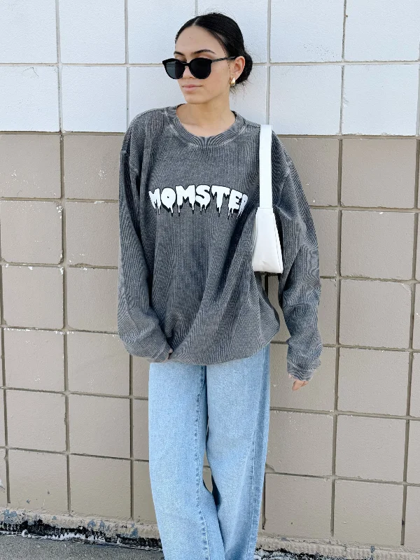 Weekend Shopping Made Better Momster Corded Sweatshirt