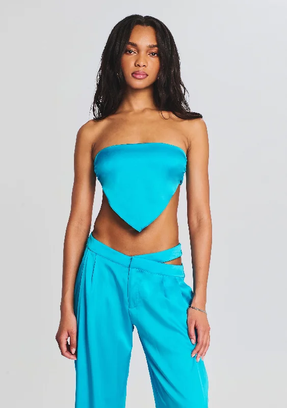Online Exclusive Natalia Silk Scarf Top