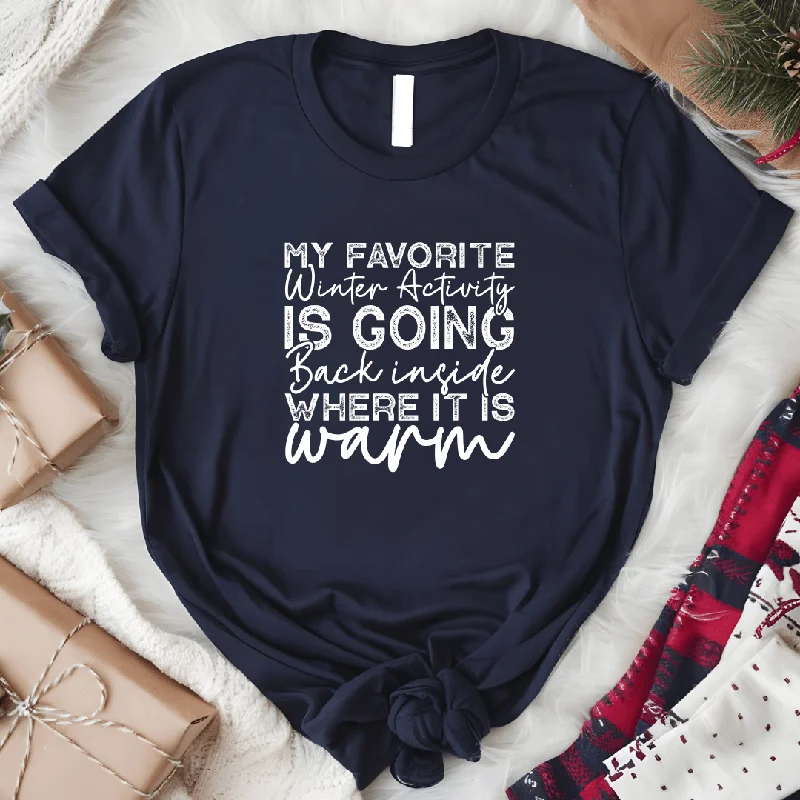 Limited Time Favorite Winter Activity Graphic Tee