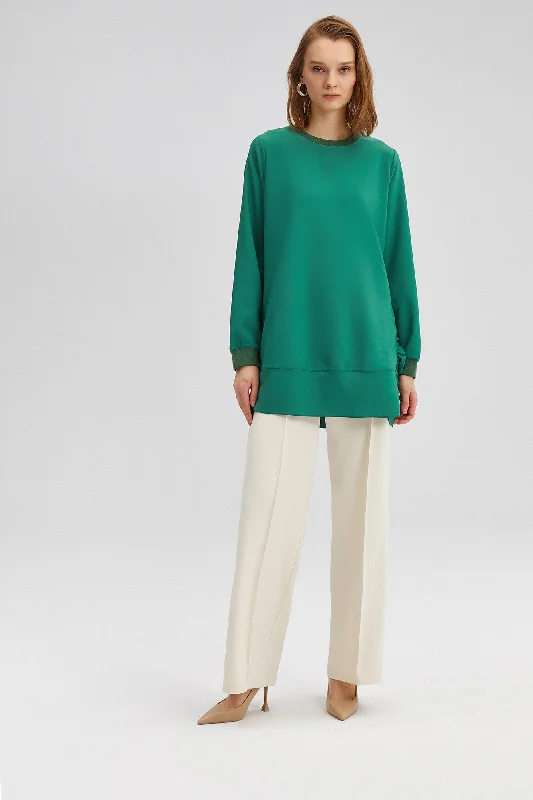 Special Buy RUFFLED CREPE TUNIC