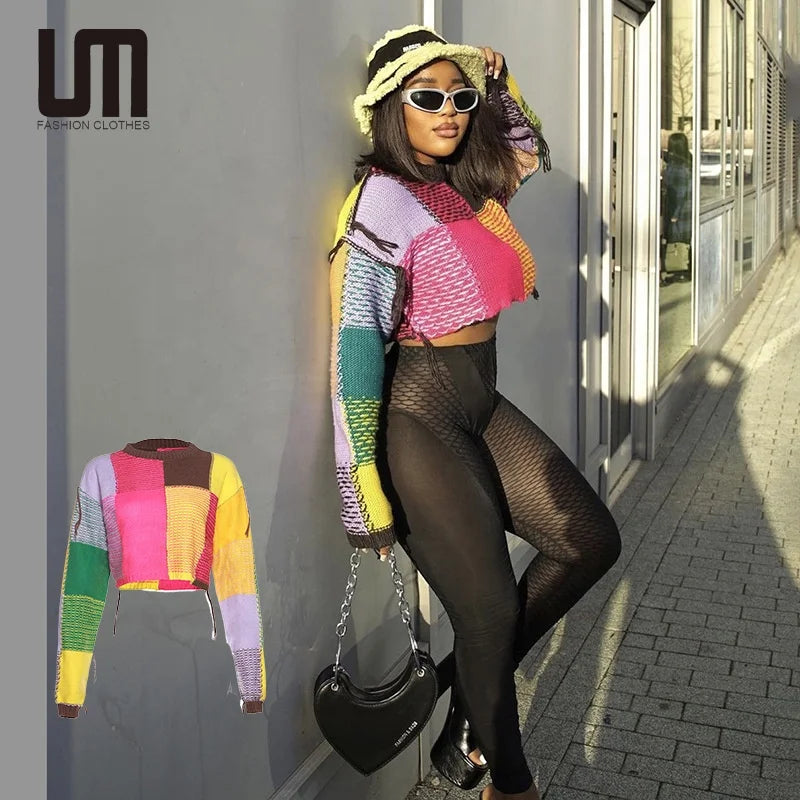 Weekend Savings Spectacle Liu Ming Fashion Street 2024 Autumn Winter Women Tassels Long Sleeve Loose Pullovers Crop Tops Multi Color Knitwear Sweaters Set Weekend Savings Spectacle Liu Ming Fashion Street 2024 Autumn Winter Women Tassels Long Sleeve Loose Pullovers Crop Tops Multi Color Knitwear Sweaters Set
