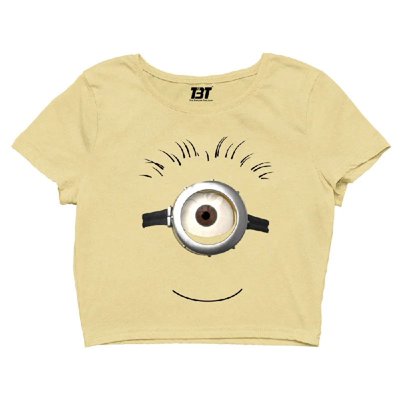 Deep Savings Crop Top - One-Eyed Mischief