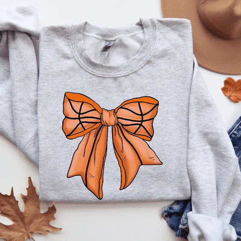 Great Deals Basketball Bow Sweatshirt