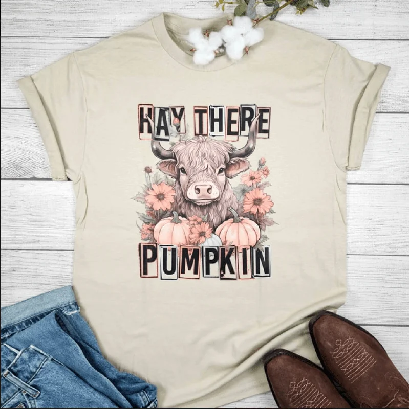Price Cut Hay There Pumpkin Graphic Tee