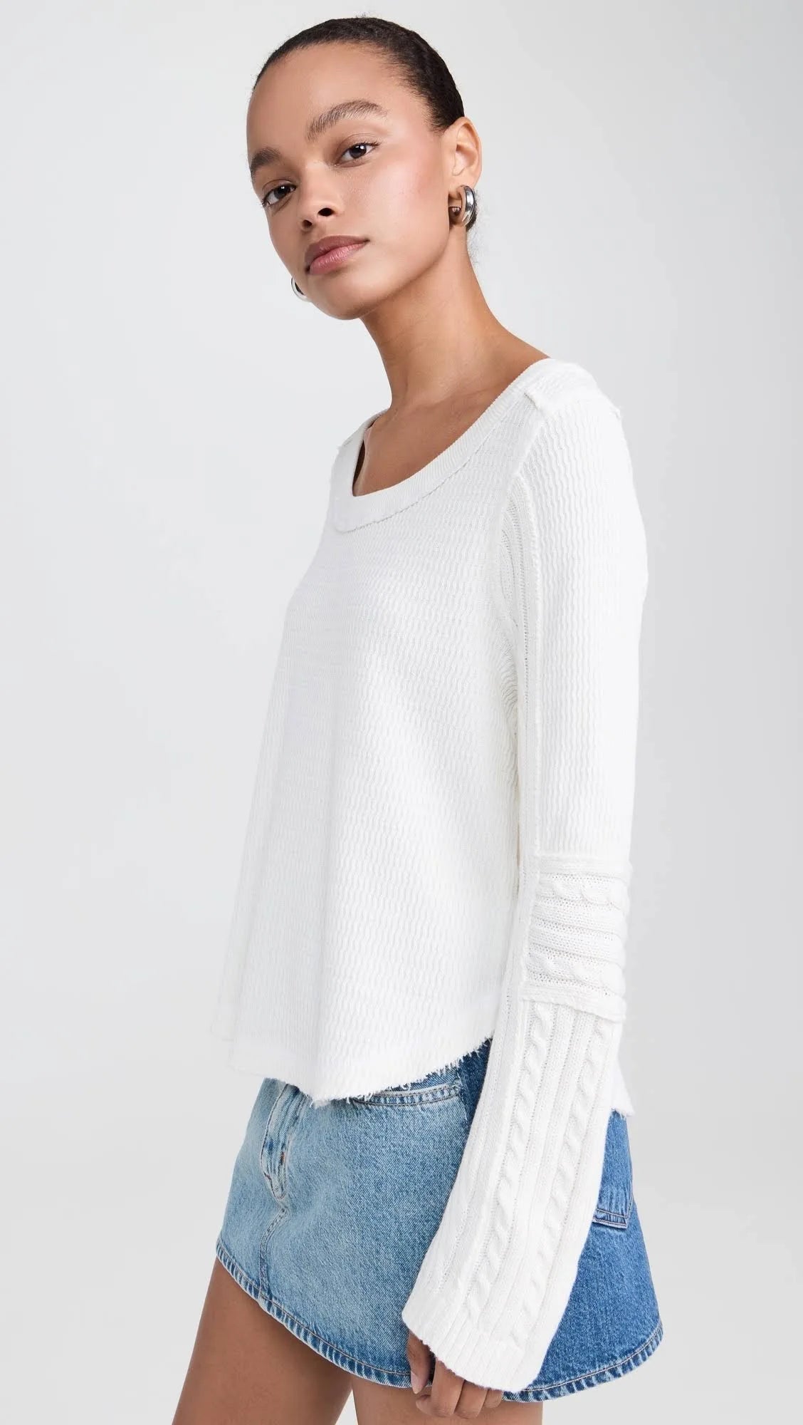Huge Discounts Cream Swinging Cable Cuff