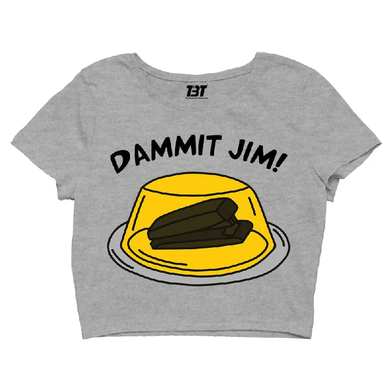 Daily Specials The Office Crop Top - Dammit Jim