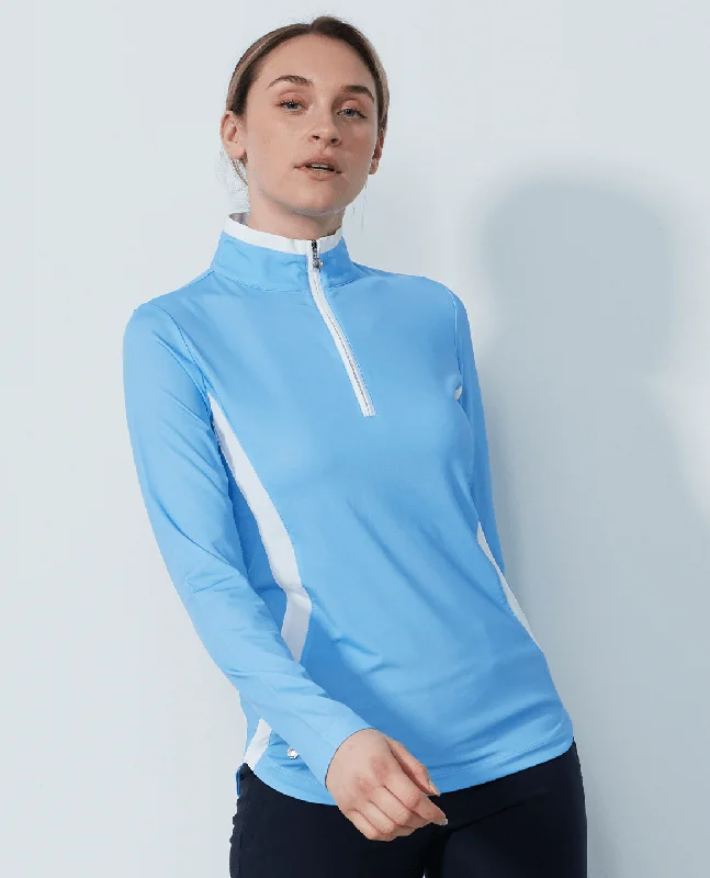 Massive Deal DAILY SPORTS Vichy Half Neck 218 Bella Blue