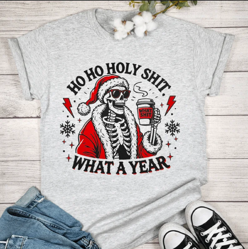 Steals and Deals HO HO HOLY SH*T Christmas Graphic T-shirt