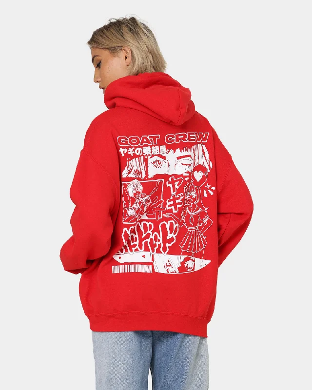 Bonus Savings Goat Crew Niseko Hoodie Red