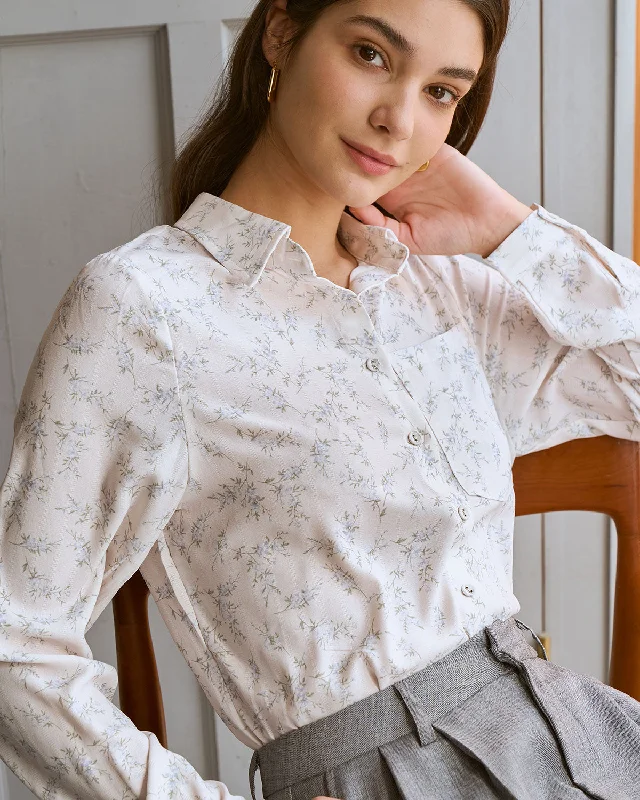 Weekend Savings Bonanza Beige Jacquard Pocket Shirt