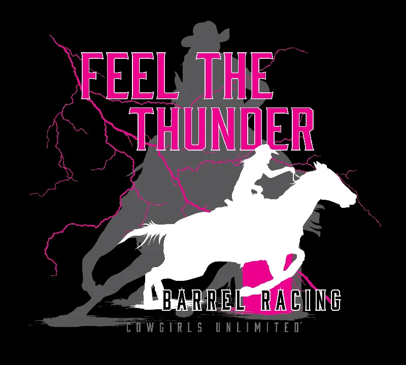 Bargain Blast Women's Cowgirls Unlimited Thunder T-Shirt #CG-1209