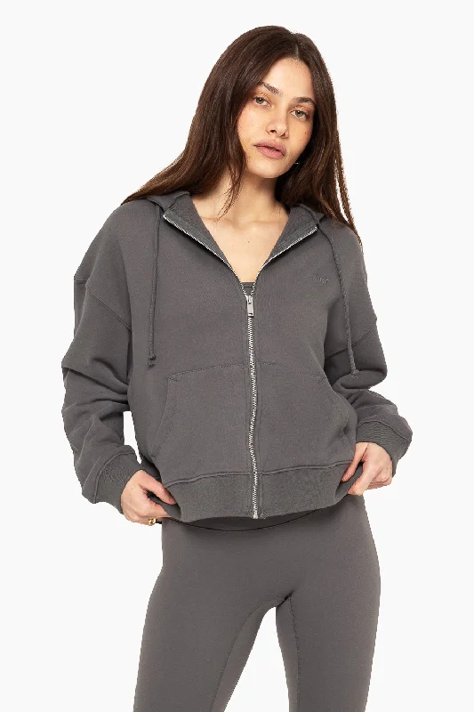 Lowest Price HEAVYWEIGHT SWEATS ZIP HOODIE - GRAPHITE