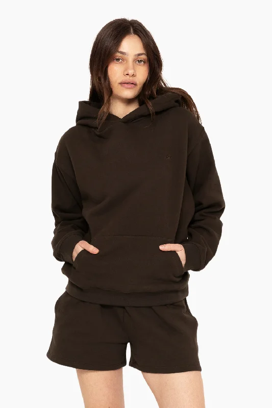 Low Cost HEAVYWEIGHT SWEATS HOODIE - ESPRESSO