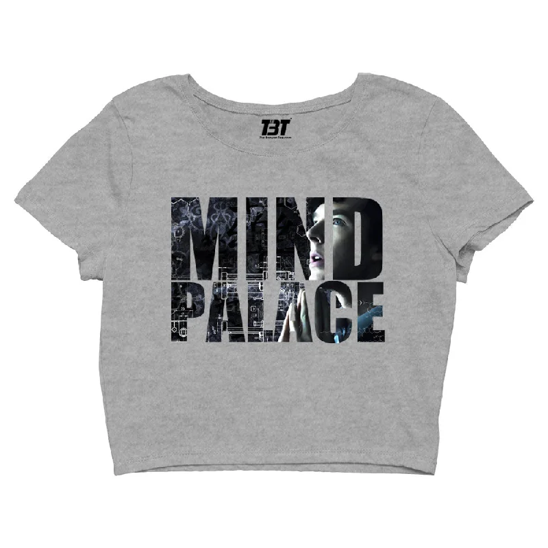 Super Discount Sherlock Crop Top - Mind Palace