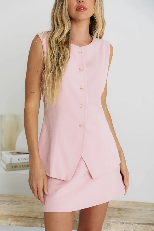 Clearance Sale Bambi Vest Top - Pink