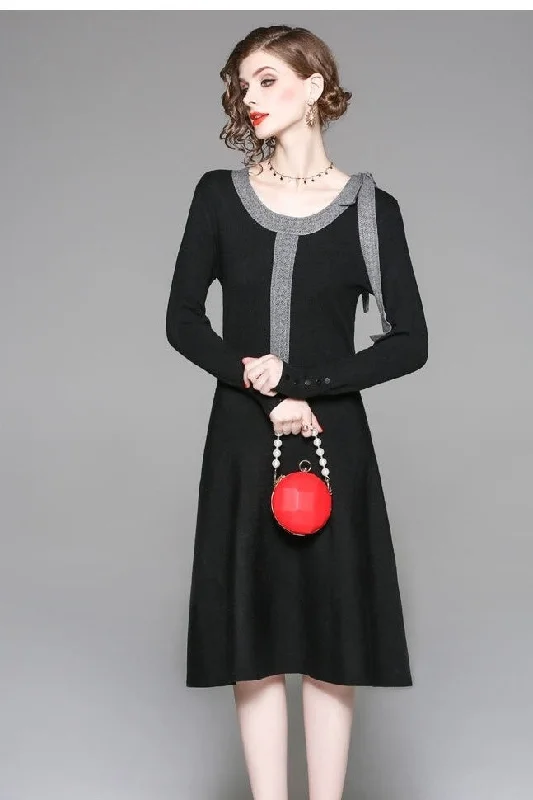Flash Sale Tencel Dress W/ Shoulder Tie