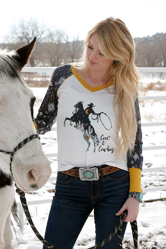 Closeout Women's Cruel Girl Raglan T-Shirt #CTK7431001CRE