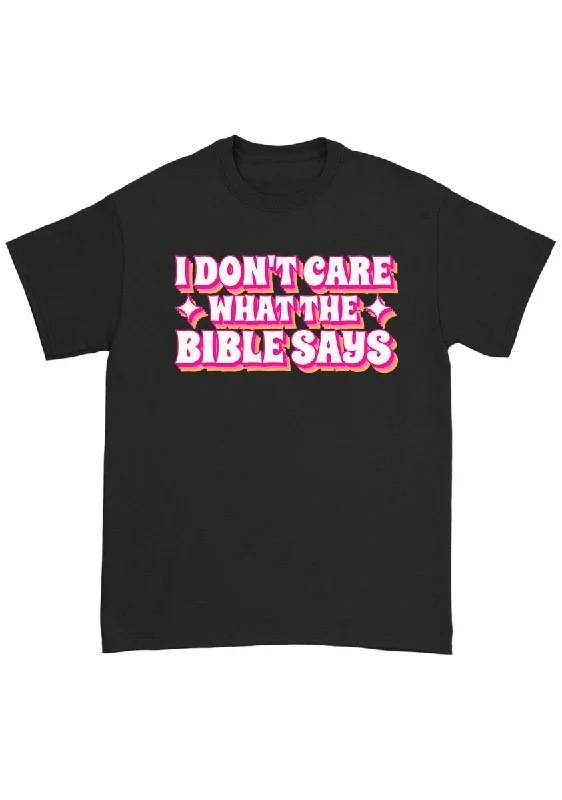 Final Markdown I Don't Care What It Says Chunky Shirt