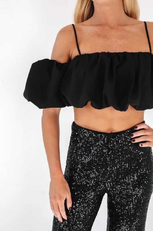Price Reduction Treat You Better Top - Black