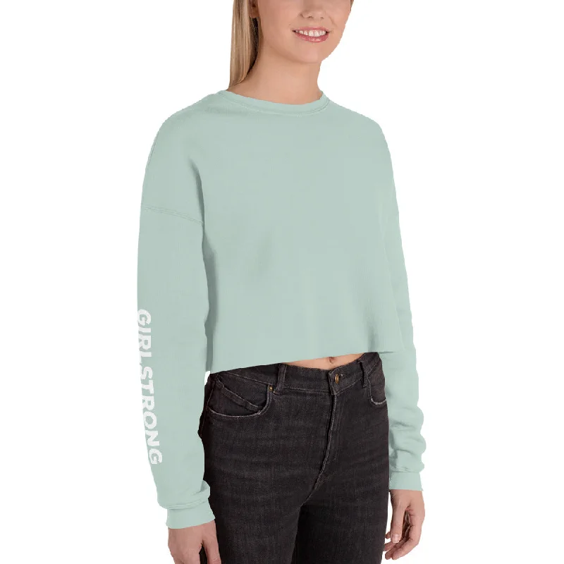 The Best Prices EVERYDAY FLEECE CROPPED SWEATSHIRT DUSTY BLUE
