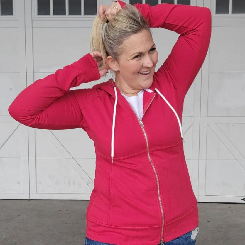 Weekend-Only Price Drops Ruby Red Full Zip Hoodie