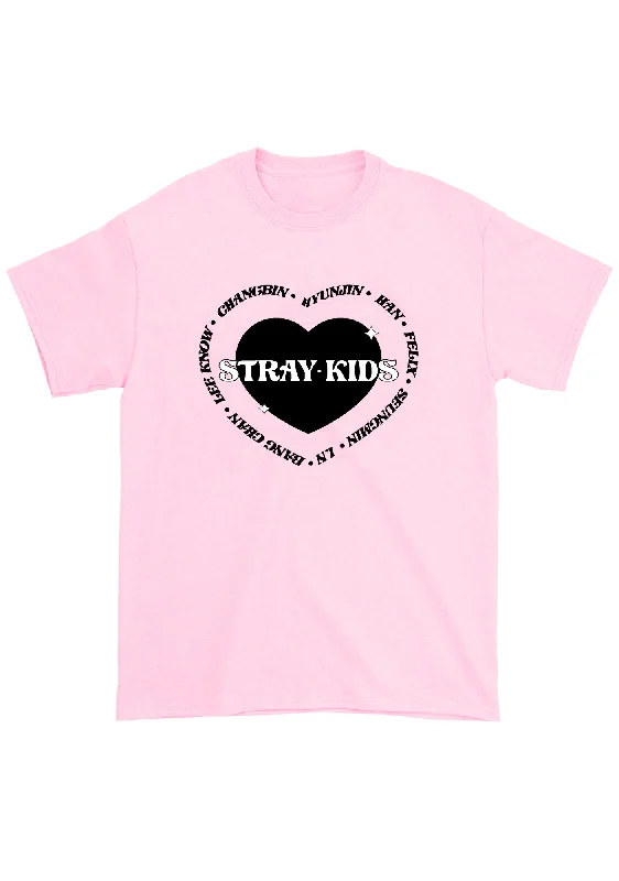 Deal Explosion Skz Member List Heart Skz Kpop Chunky Shirt