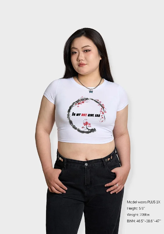 Don’t Miss Out Curvy In My Hot Girl Era Baby Tee