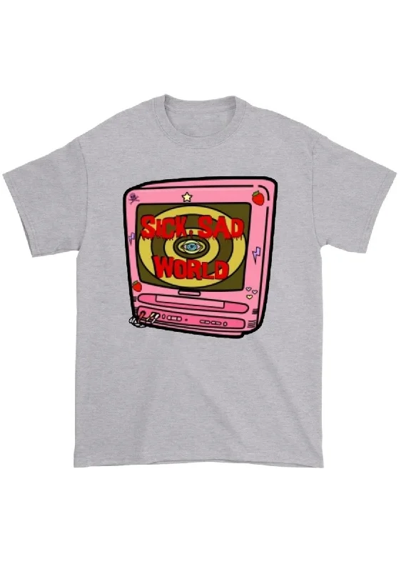 Mega Sale Sick Sad World Pink Machine Chunky Shirt