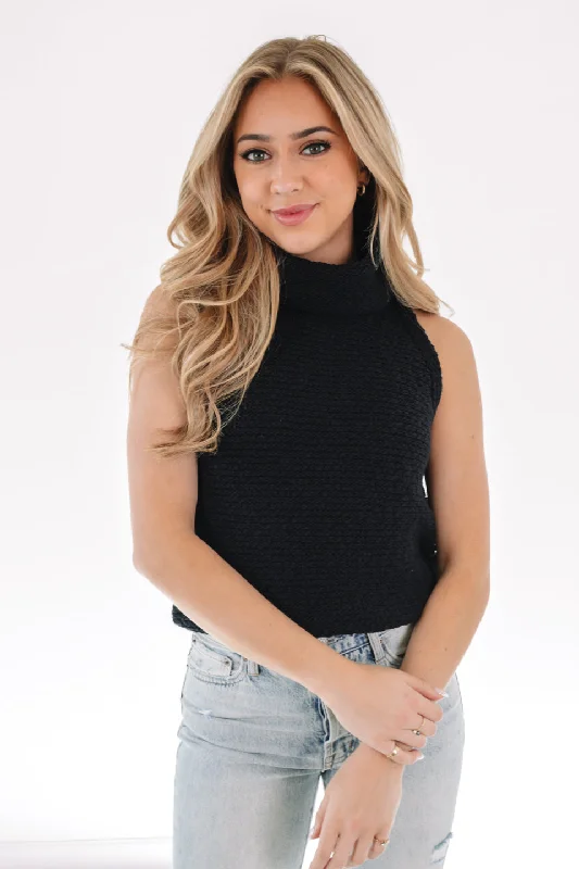 Incredible Offers Keeping It Cool Sweater - Black