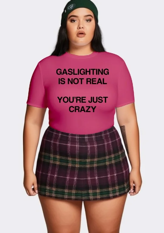 Savings Soar This Weekend Curvy Gaslighting Is Not Real  Baby Tee