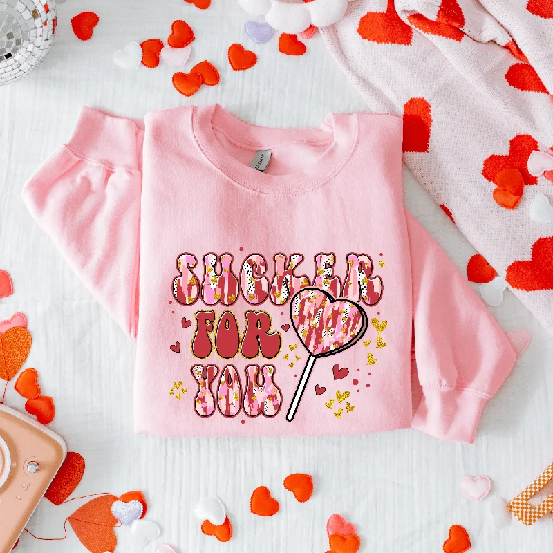 Weekend Shopping Bliss Sucker For You Sweatshirt