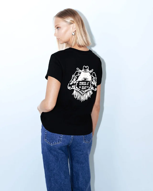 Exclusive Deal Paper Heart Cowgirl At Heart Vintage T'Shirt - Charcoal