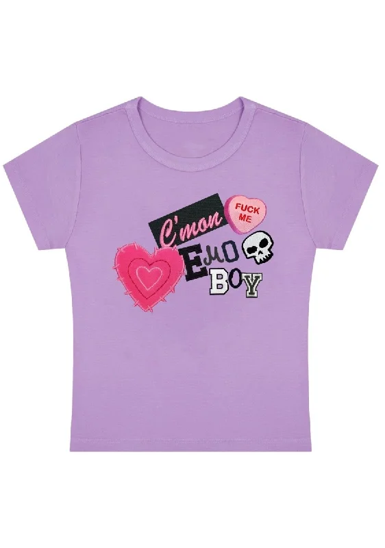 Weekend Discounts to Grab C'mon Emo Boy Y2K Baby Tee