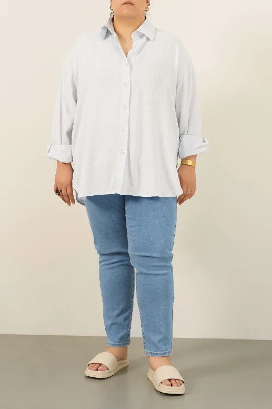 Weekend Flash Sale CURVE LINEN SHIRT
