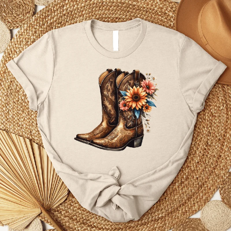 Unmissable Offer Sunflower Boots Graphic Tee