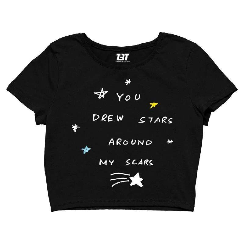 Can't Miss Taylor Swift Crop Top - Cardigan