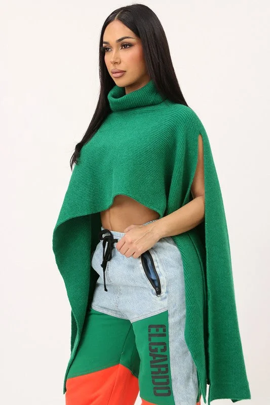 Mega Sale Hang Around Poncho (Green)